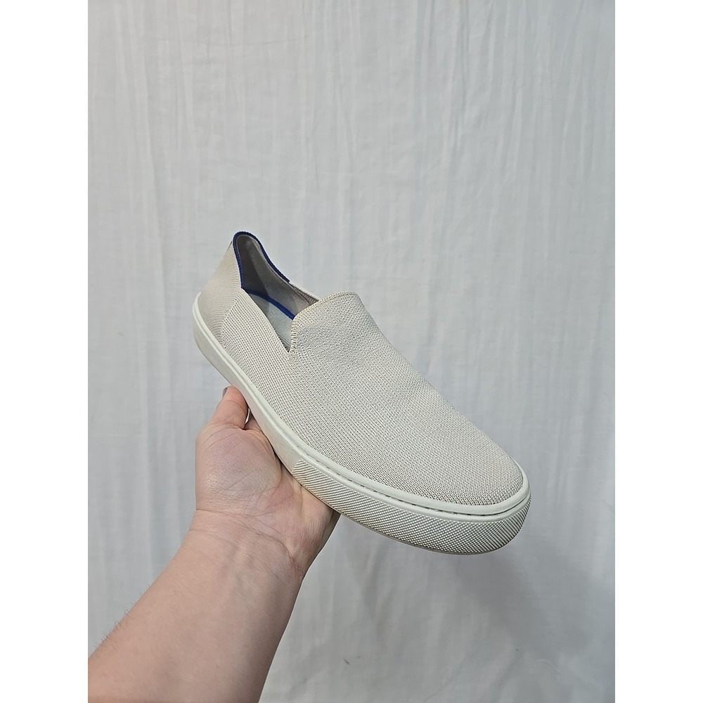 Rothy's Slip-On Shoes Women's Beige Knit‎ The Original Comfort Sneakers Size 9